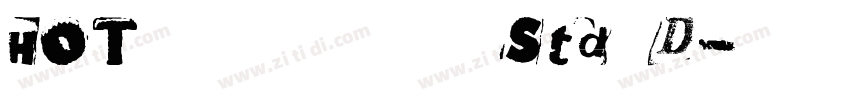 HOT 白舟太篆書 Std D字体转换